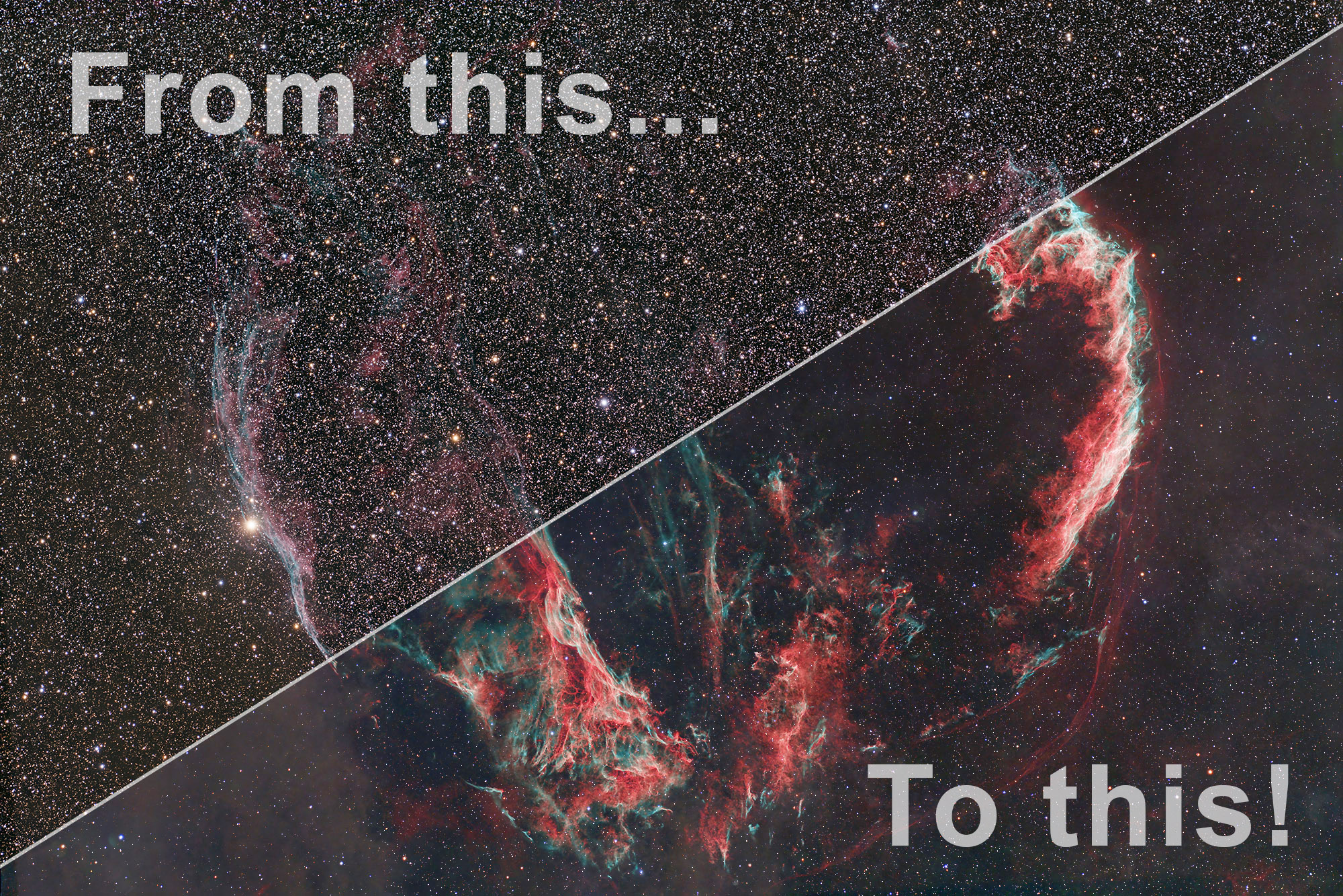 Night sky over mountains